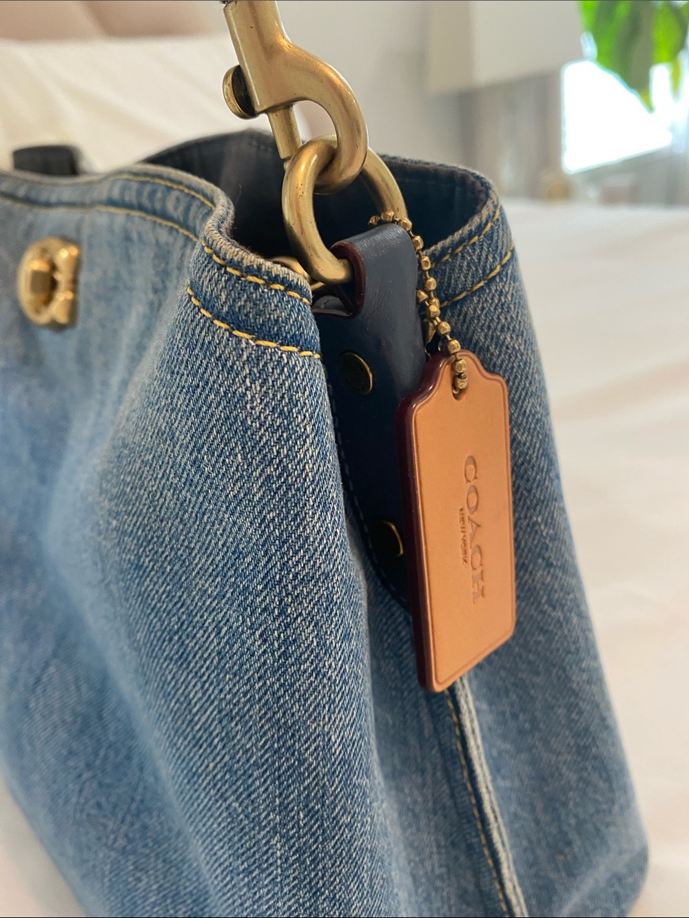 Coach Denim Willow Purse - Picture 4 of 6